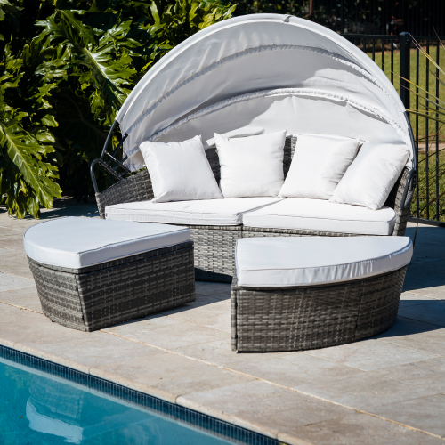 3-Piece Outdoor Daybed