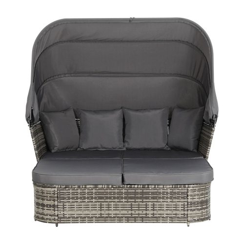 Outdoor wicker sofa