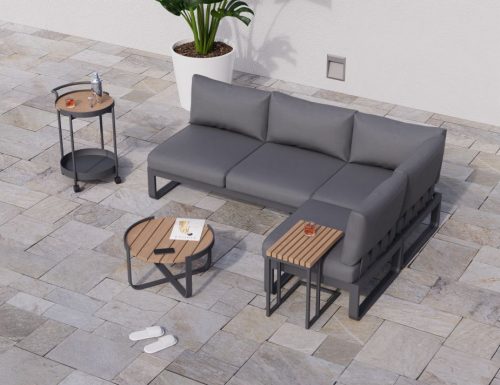 Stylish outdoor seating