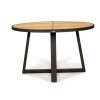Watego Outdoor Round Dining Table – 1.25m – Asteroid Black (charcoal) Powder Coated Legs