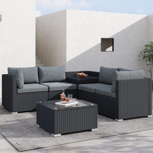Weather-resistant outdoor sofa