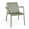 Roku Outdoor Lounge Chair in Matt Eucalyptus Green