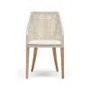 Remi Outdoor Dining Chair White