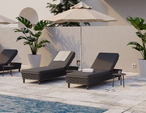 weather-resistant lounge