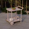 Imola Outdoor Bar Cart - Pale Pink Blush