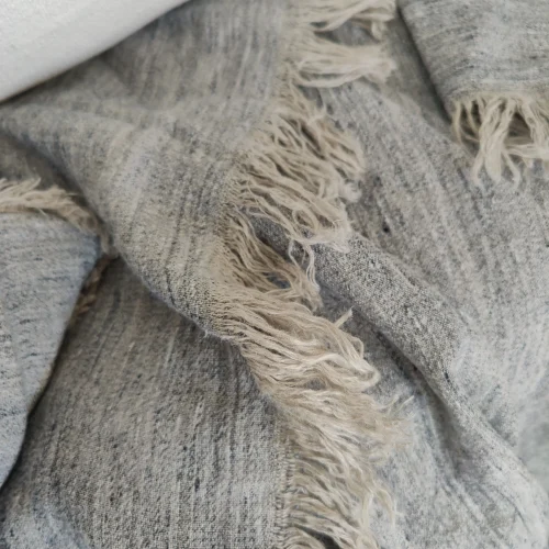 Massive Linen Throw Blanket