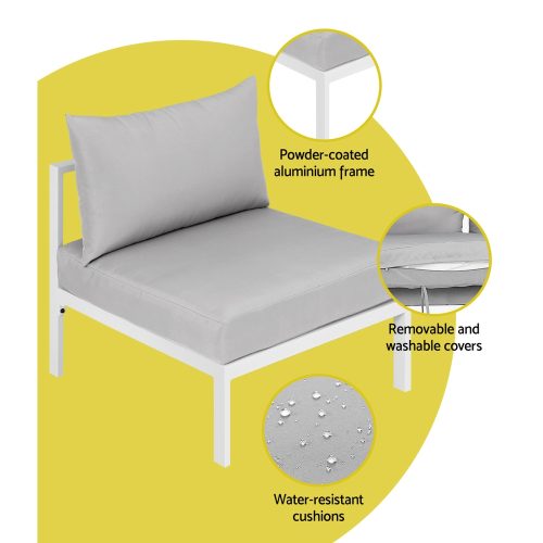garden aluminium sofa