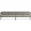 Seville 4 Seater Sofa - Green - Outdoor