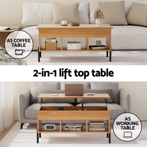 Adjustable coffee table