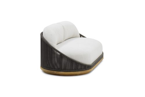 Ebony outdoor couch