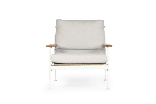 Pearl white outdoor sofa