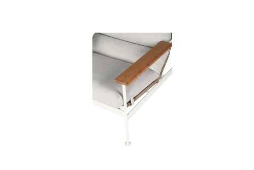 White outdoor chair