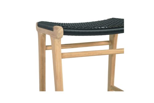 Woven counter stool