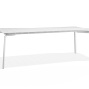 Roku Dining Table 220cm - Outdoor - Matte White