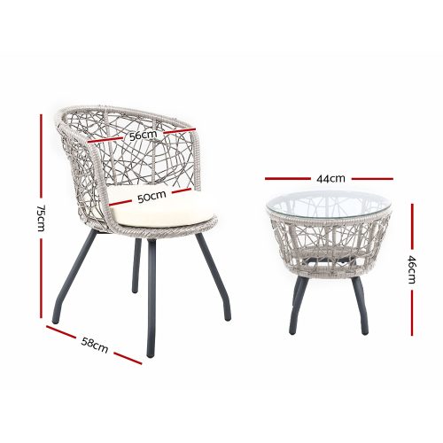 3-piece outdoor furniture