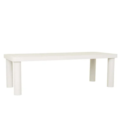 Aluminium outdoor dining table