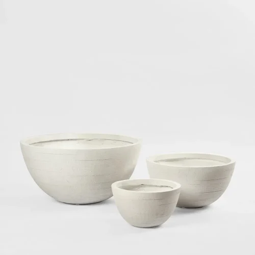 Coupe Shallow Planter Set 3