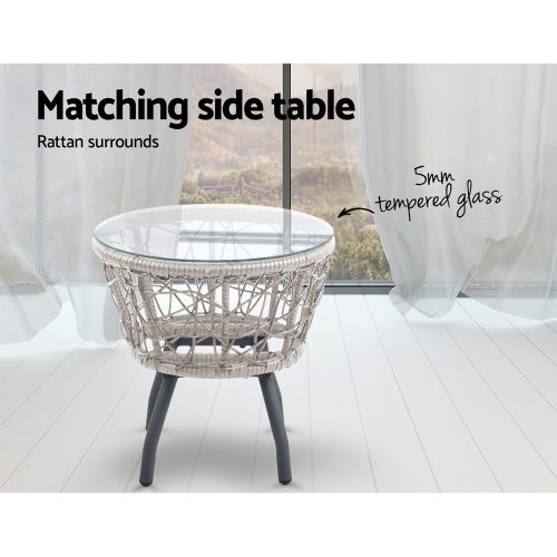 Garden furniture with cushions