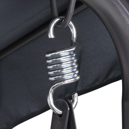 Grey outdoor swing