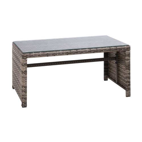 Grey rattan chair set