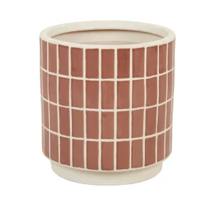 Hanson Alo Planter - Cocoa Tile