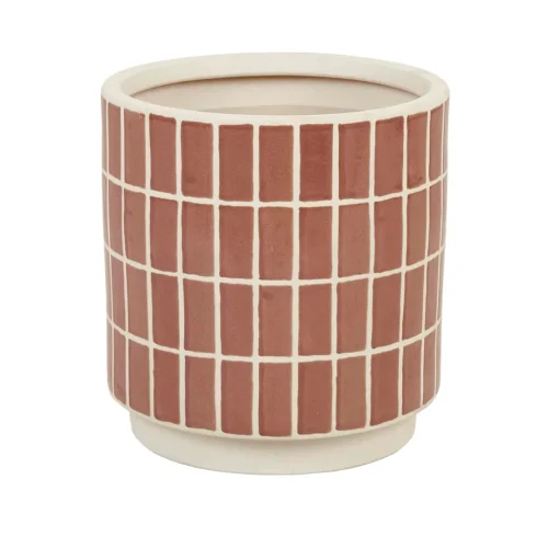 Hanson Alo Planter - Cocoa Tile