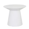 Livorno Round Side Table - White Speckle