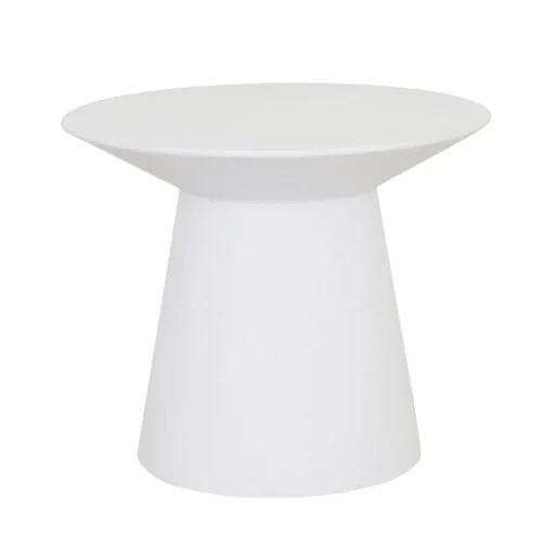 Livorno Round Side Table - White Speckle