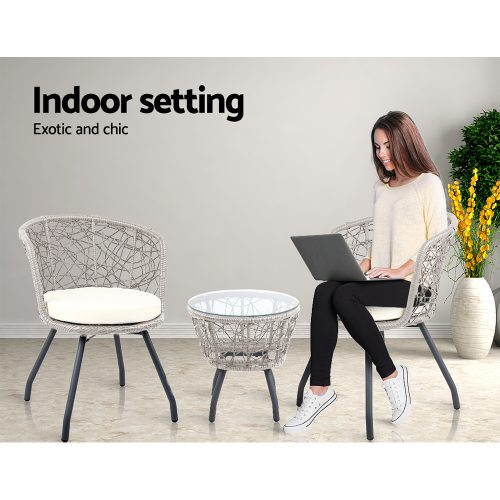 Outdoor rattan set