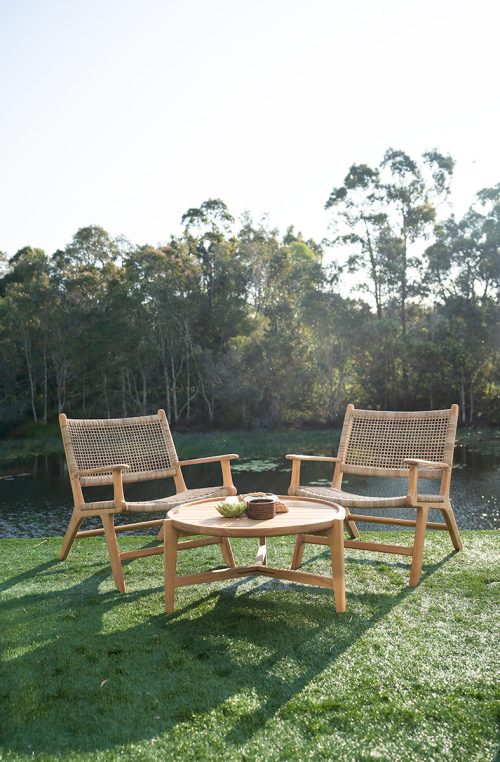 Stylish patio table