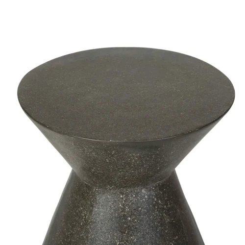 black fleck side table