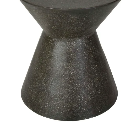 hourglass side table