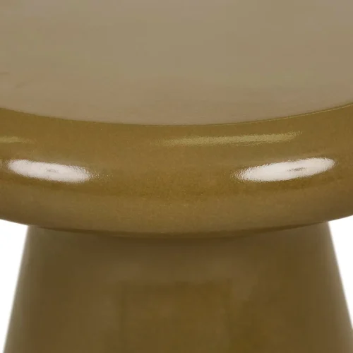 olive tile side table