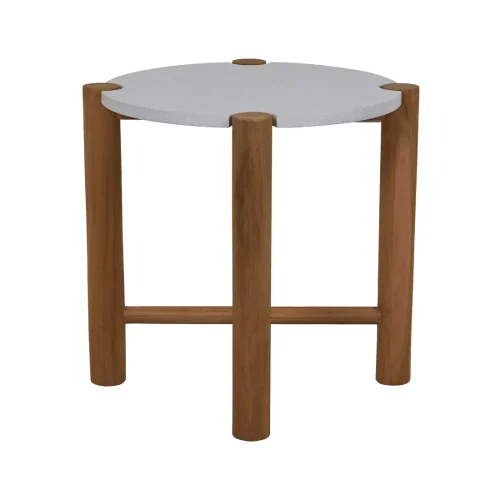 white speckle side table