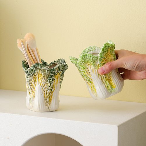 2 Pcs Ceramic Organizer