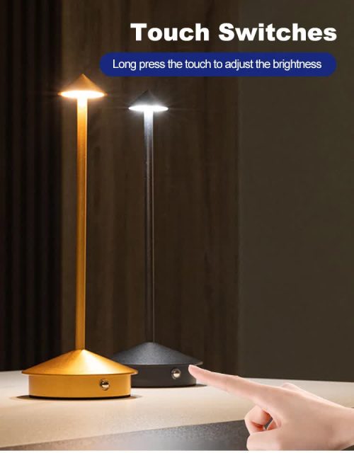 LED mushroom decor lamp