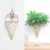 Rustic Hanging Rattan Vase for Farmhouse Decor