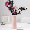 Versatile Plastic Vase for Home Decor and Flower Arrangements - Pink