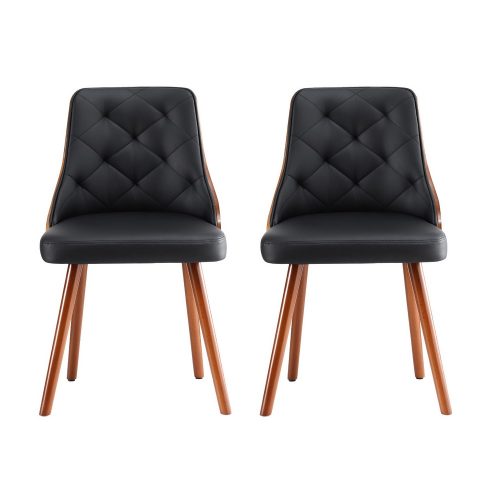faux leather dining chairs