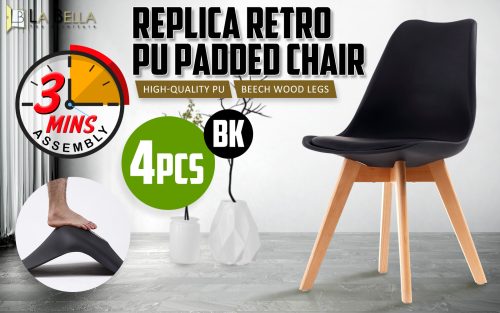 set of 4 dining chairs