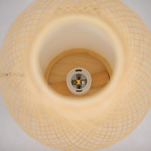 tropical bamboo table light