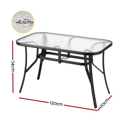 120cm patio dining table