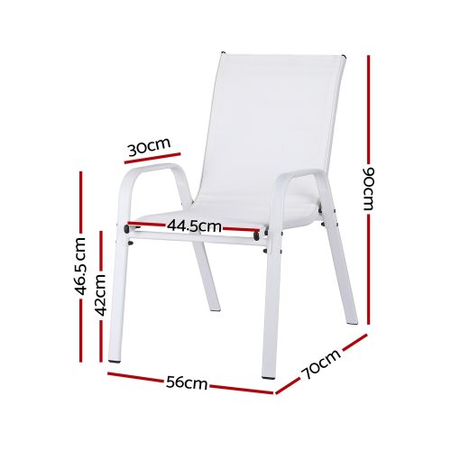 2 piece patio chair set