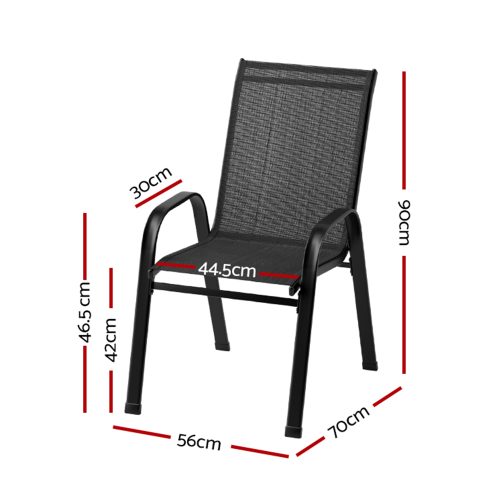 4 piece patio chair set
