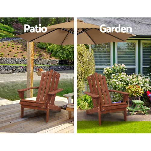 Gardeon Adirondack chair set