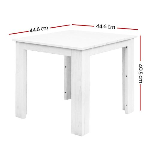 Gardeon coffee side table white
