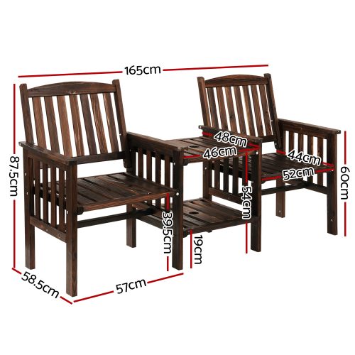 Gardeon patio furniture charcoal