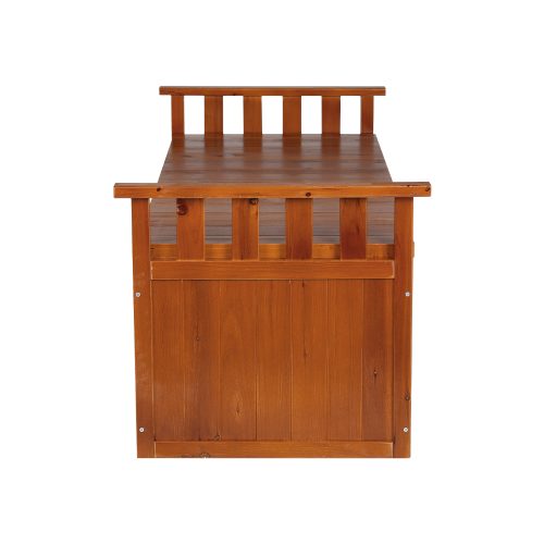 hidden storage bench for patio