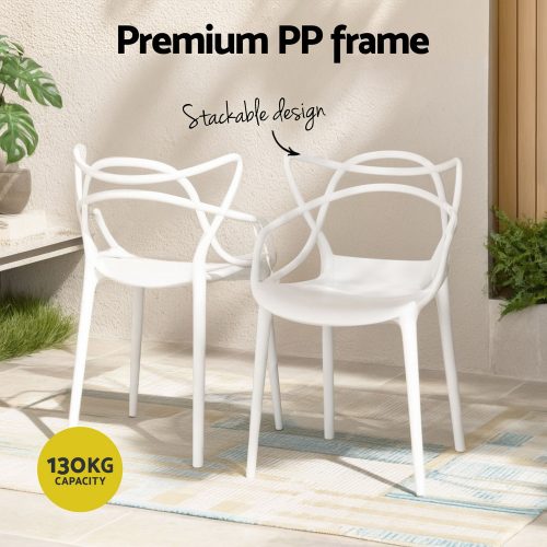 PP plastic patio chairs