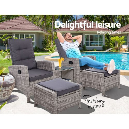 adjustable patio recliner chairs